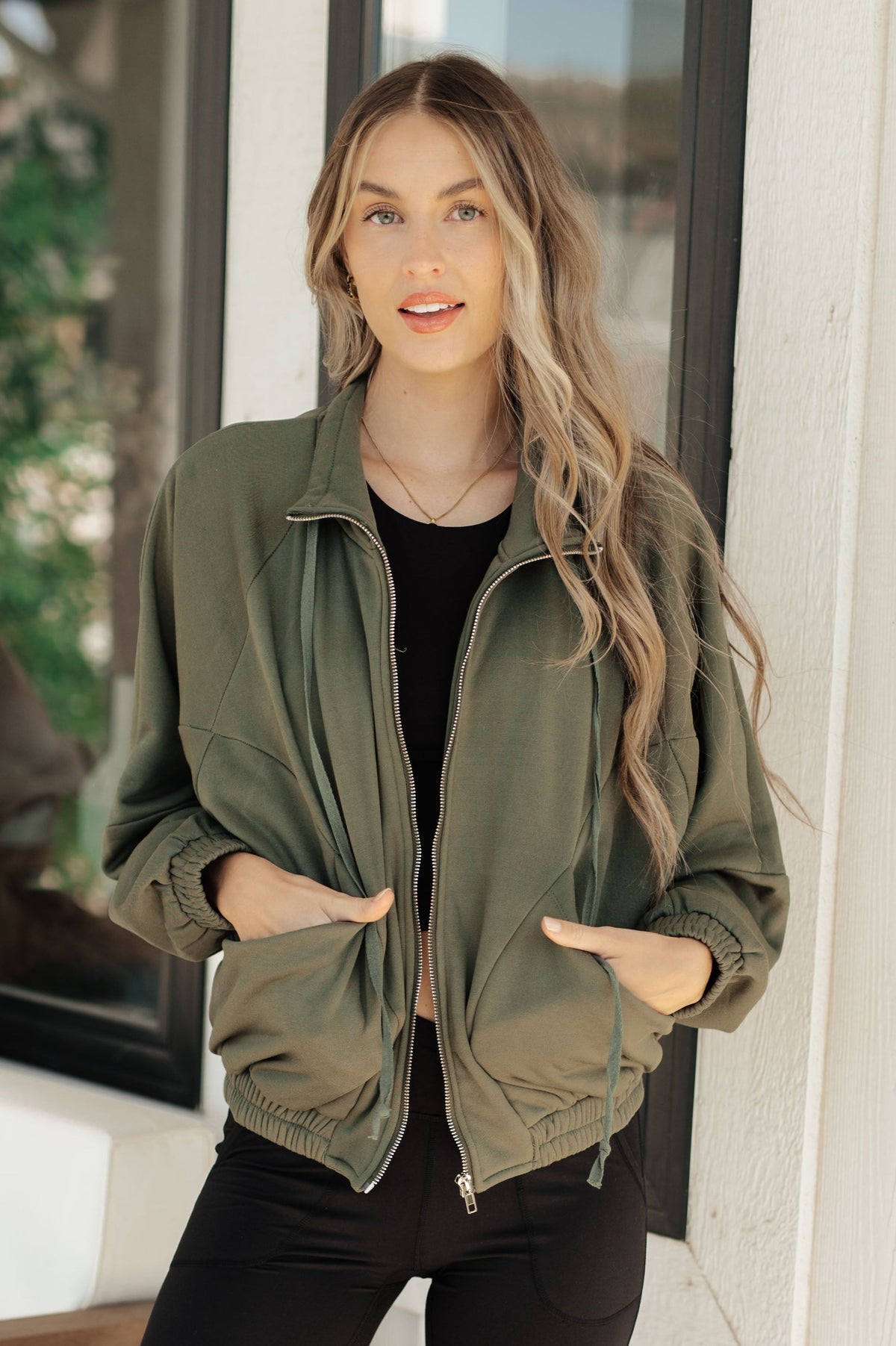 Miss You More Zip Up Sweatshirt – alternate view 3
