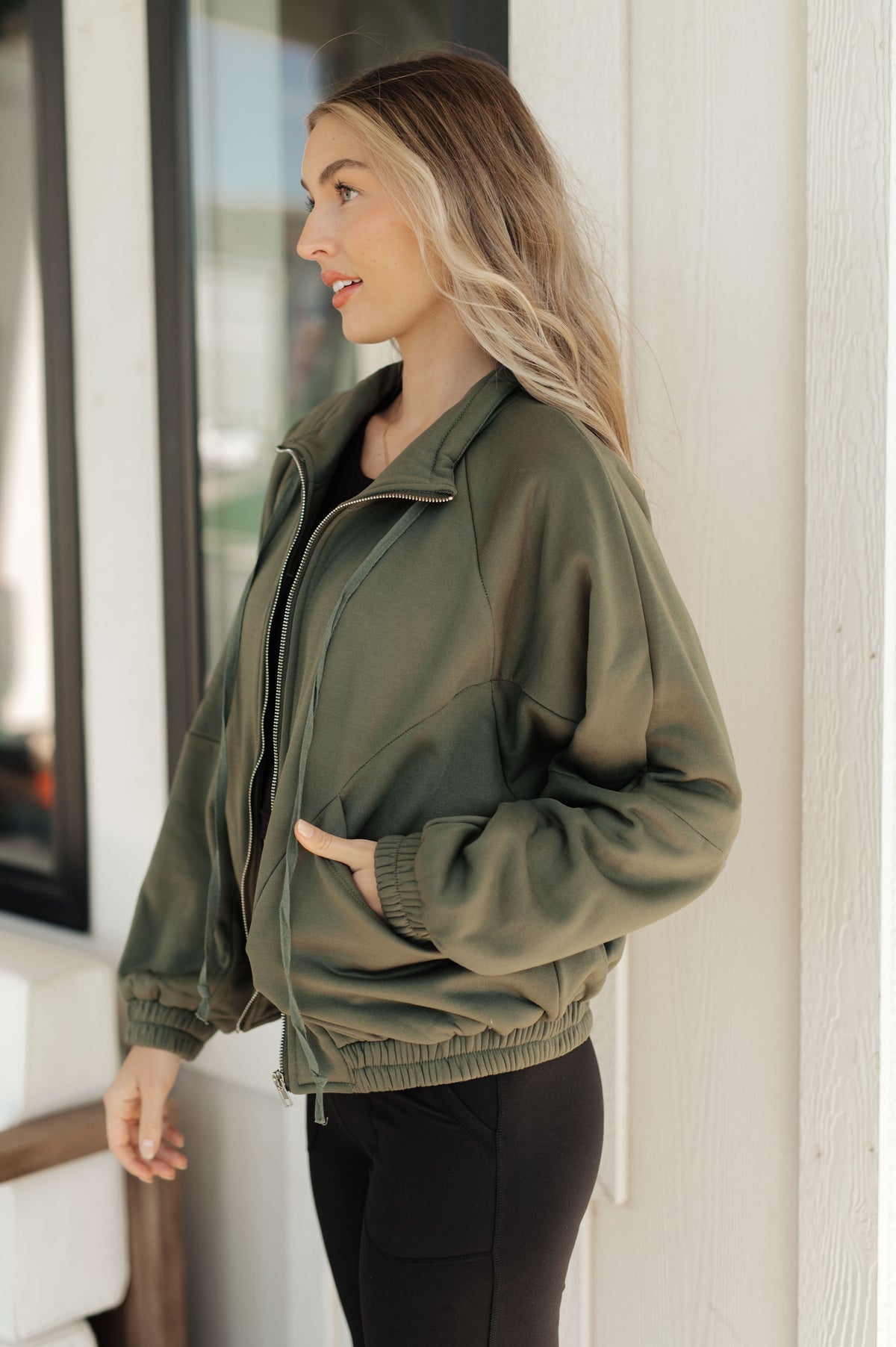 Miss You More Zip Up Sweatshirt – alternate view 7