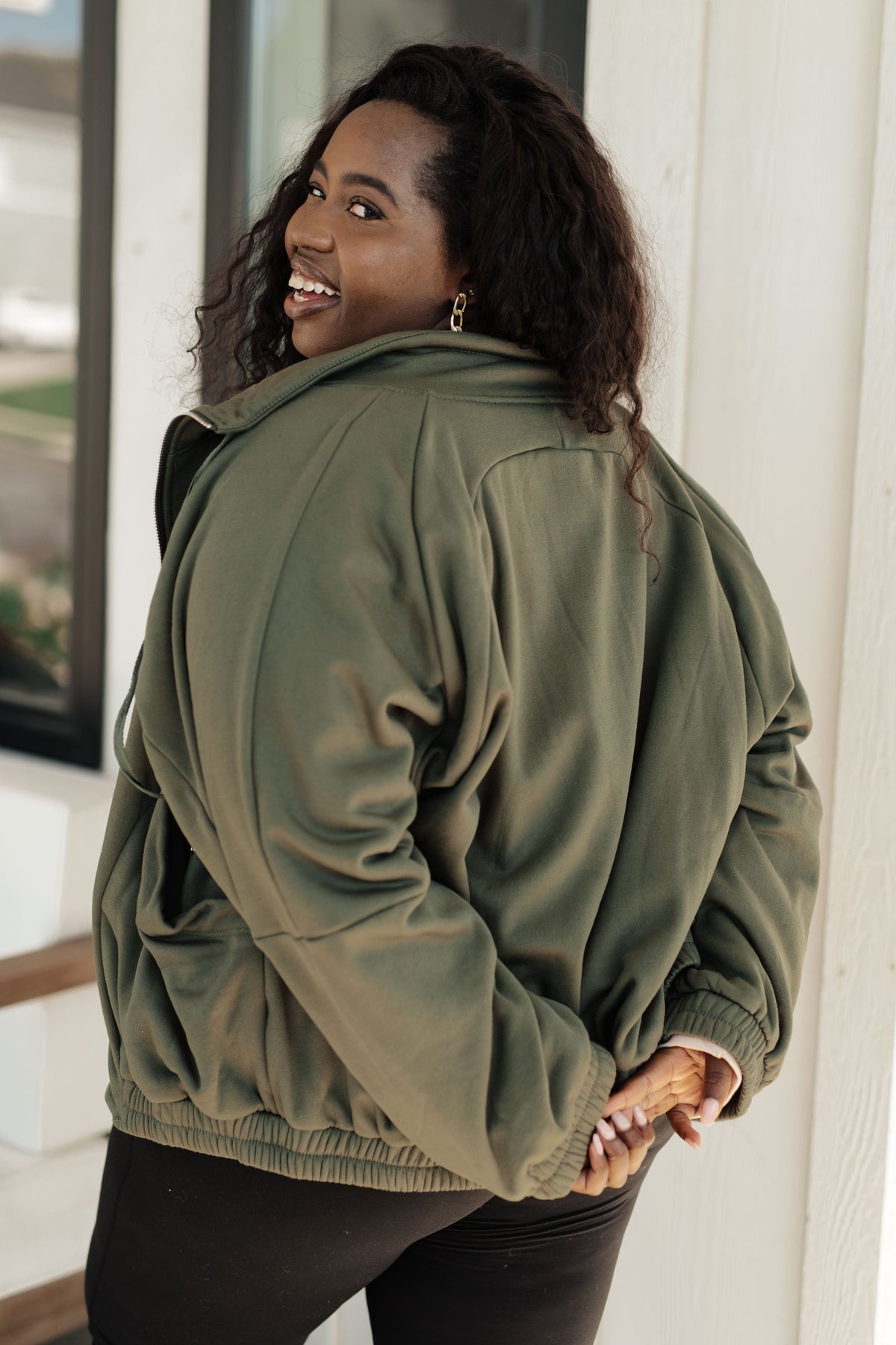 Miss You More Zip Up Sweatshirt – alternate view 8
