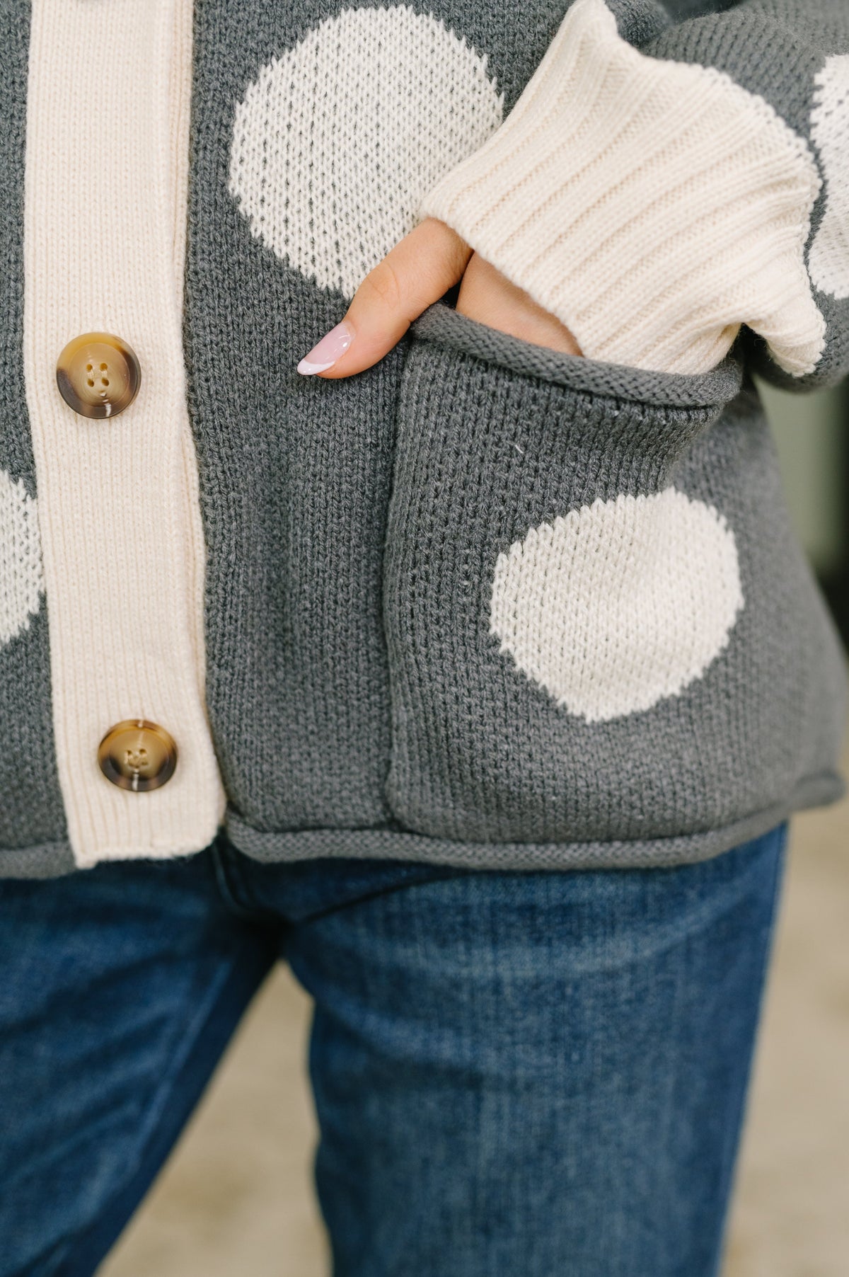 More Myself Button Down Cardigan in knit – alternate view 5