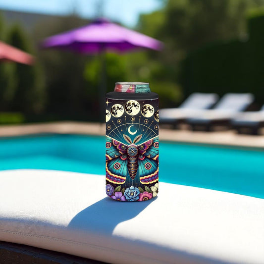 Celestial Moth 4-in-1 Can Cooler Cup New Arrival Tea Shirt Shoppe Wholesale