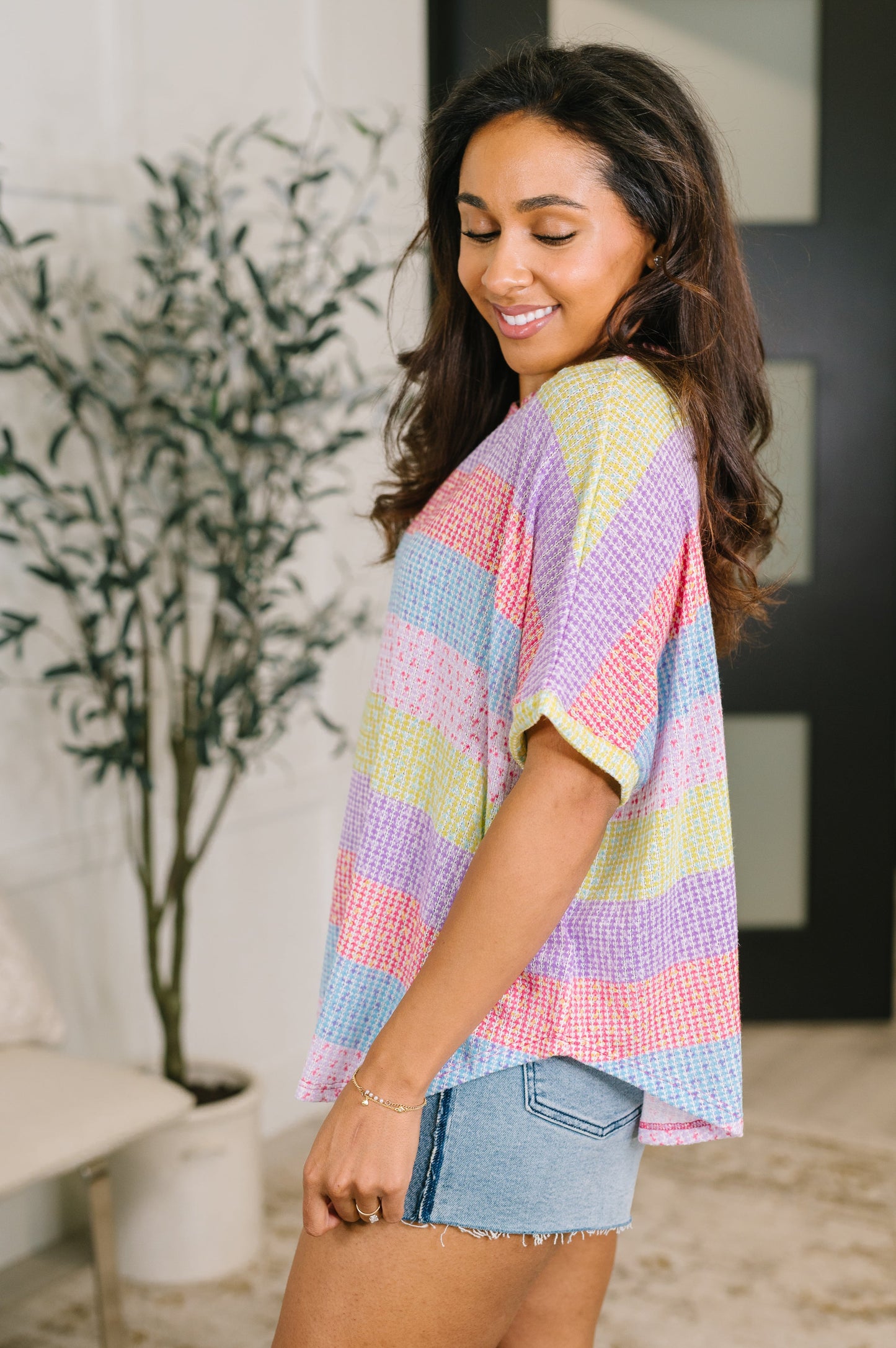 Never Been So Sure Textured Top – alternate view 4