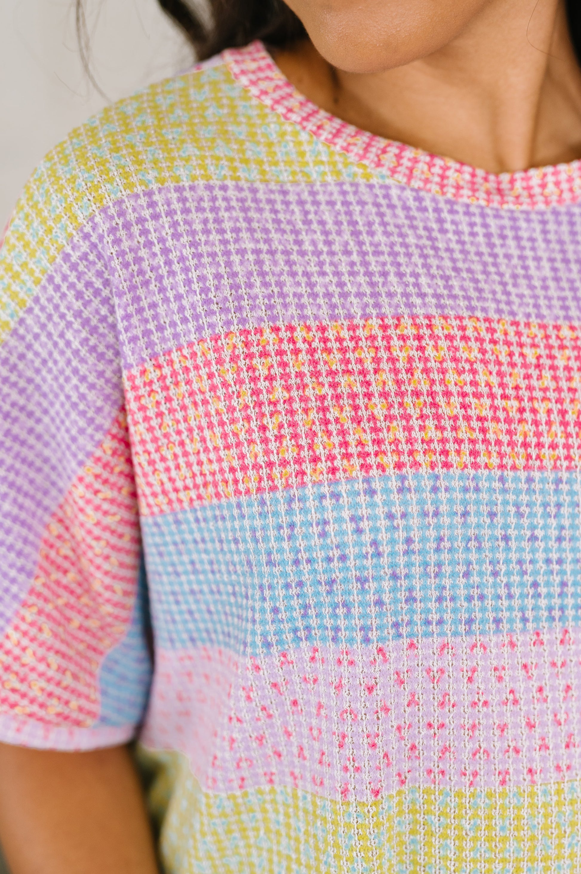 Never Been So Sure Textured Top – alternate view 2