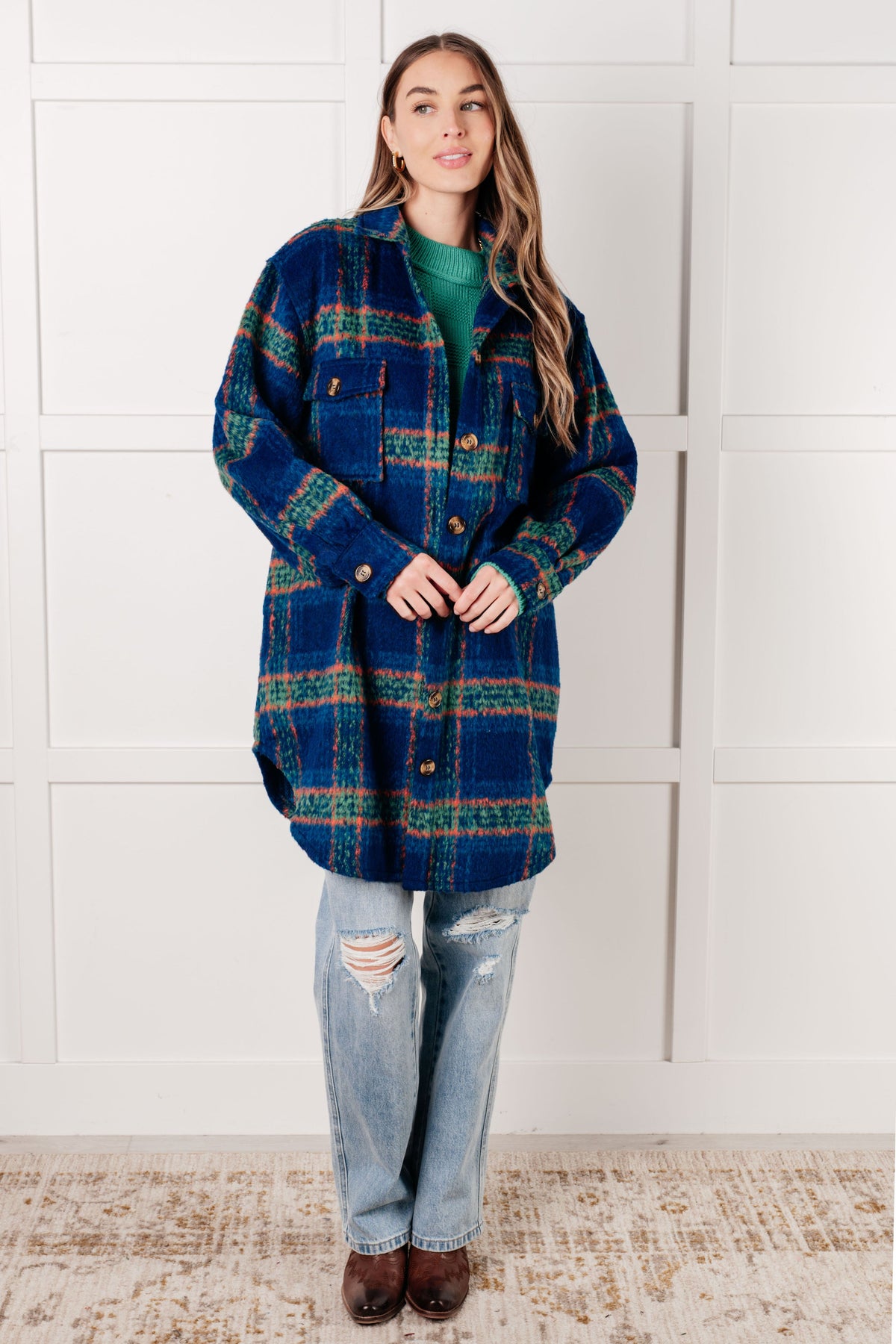 No Tears Plaid Coat in flannel – alternate view 3