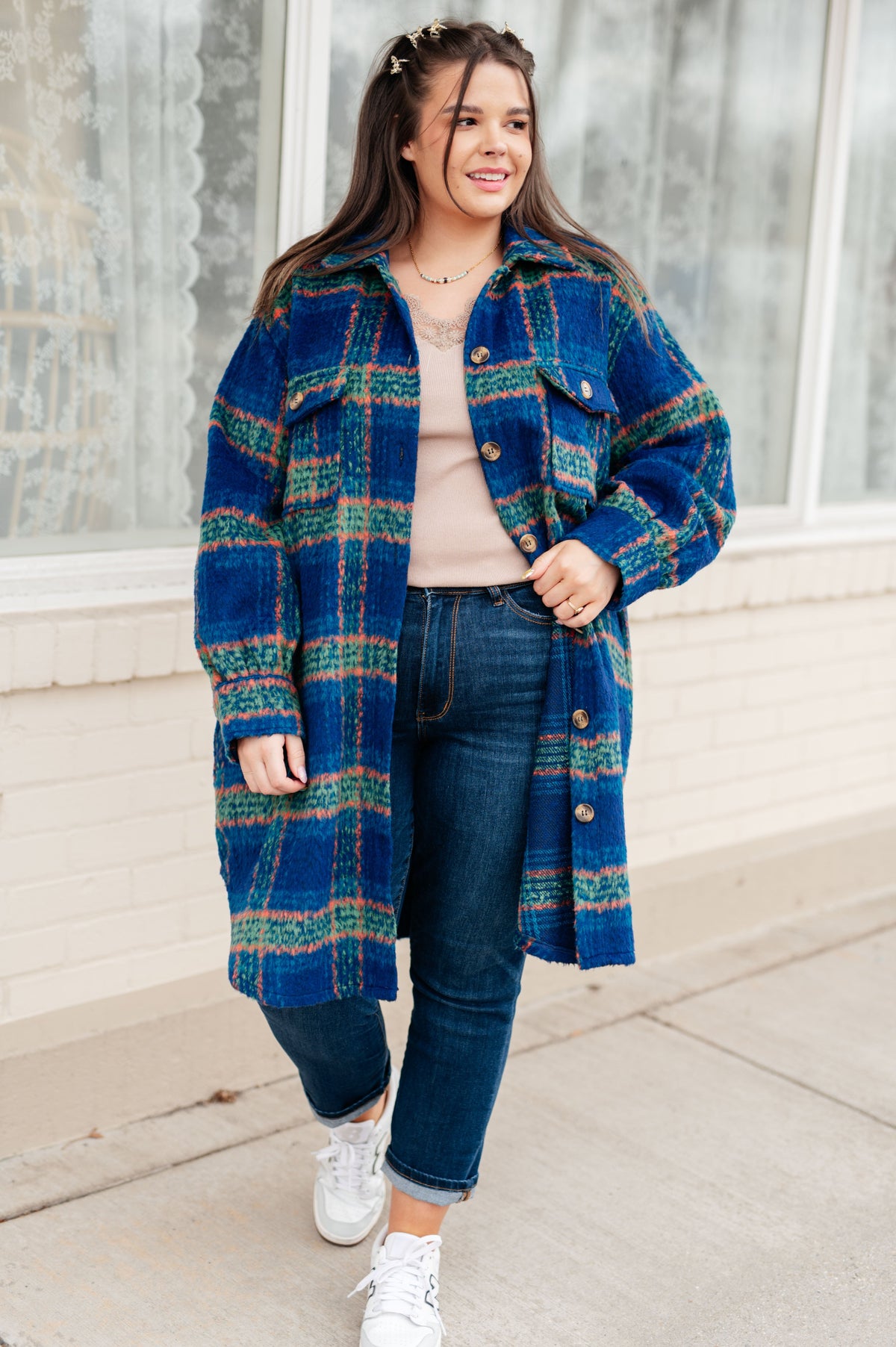 No Tears Plaid Coat in flannel – alternate view 4