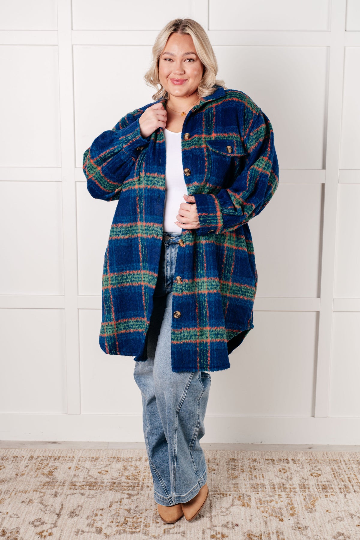 No Tears Plaid Coat in flannel – alternate view 2