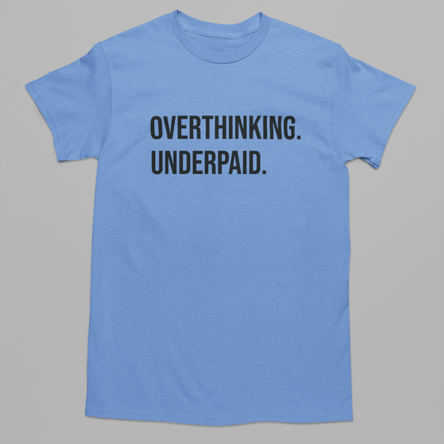 Overthinking Graphic Tee T-shirt Tea Shirt Shoppe S Iris