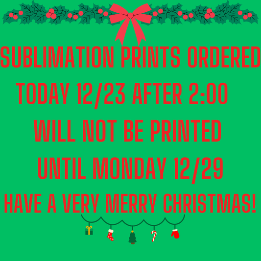 Custom Sublimation Print Transfer