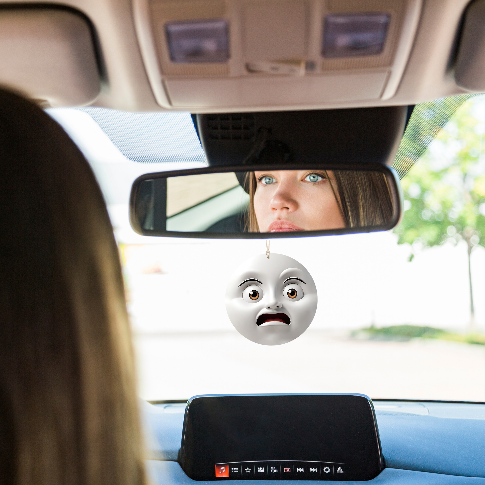 Panic in the Carpool Car Freshener car freshie Tea Shirt Shoppe