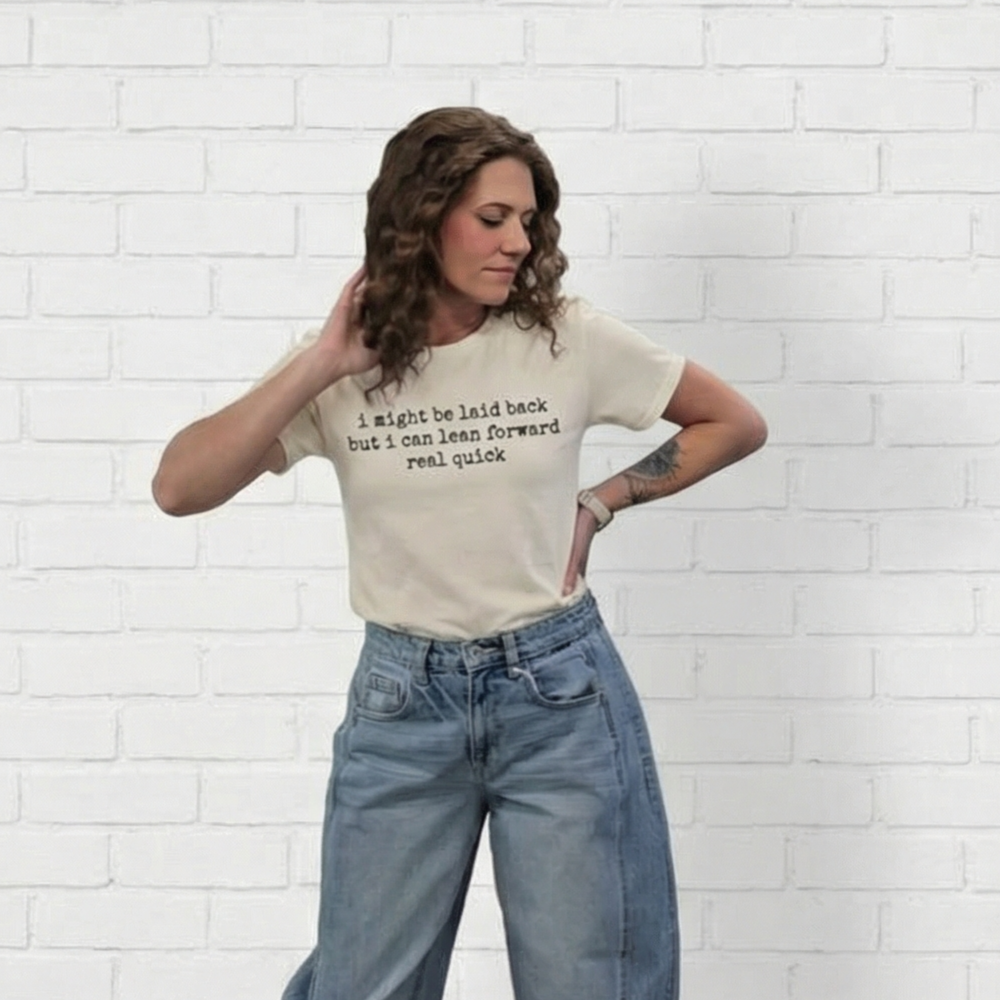 I Might Be Laid Back Adult Graphic Tshirt