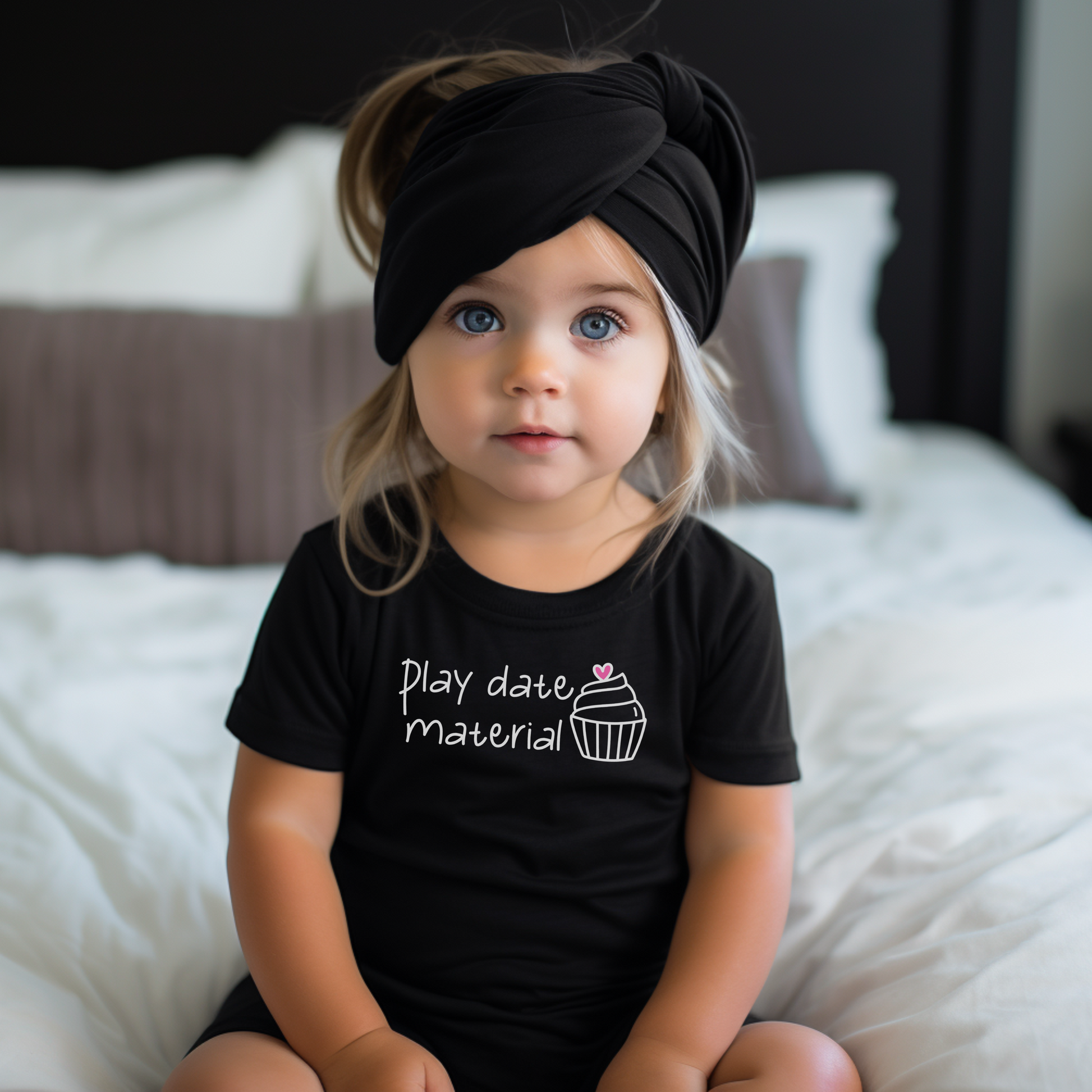 Play Date Material Youth & Toddler Graphic Tee Youth Graphic Tee Tea Shirt Shoppe