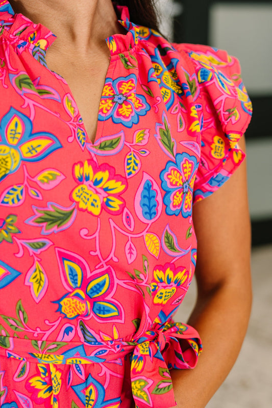 Polished and Pretty Waist Tie Tea Dress – alternate view 2