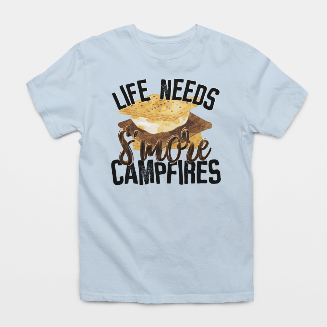 Life Needs Smore Campfires Graphic Tee