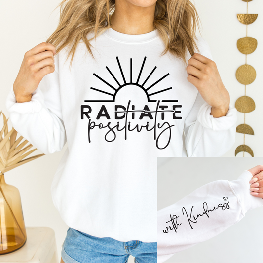 Radiate Positivity Graphic Sweatshirt