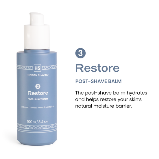 3-Step Shave Routine: pre-Shave/Shave Cream/after-Shave Balm