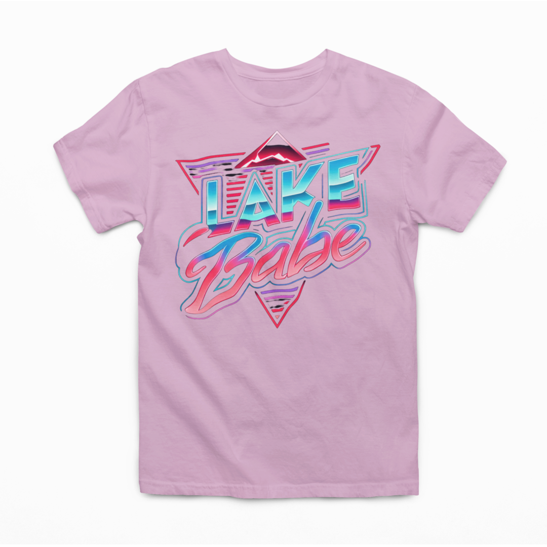 Lake Babe Graphic Tee T-shirt Tea Shirt Shoppe S Lilac