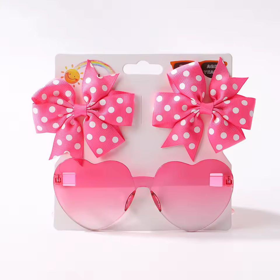 Sunshine Sweetheart Bow & Shades Set