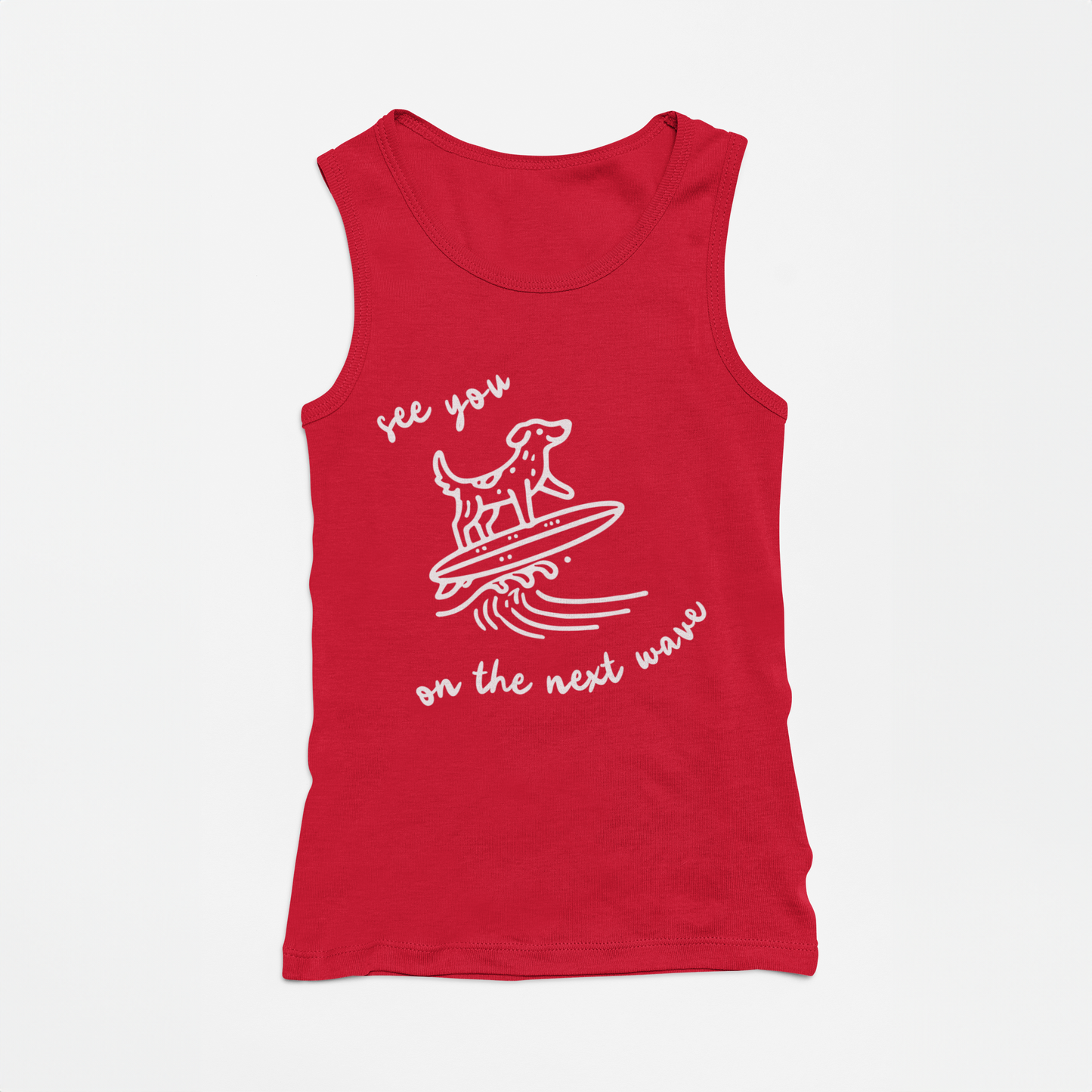 See You On The Next Wave Youth & Toddler Graphic Tank Baby & Toddler Clothing Tea Shirt Shoppe Wholesale 2T Red