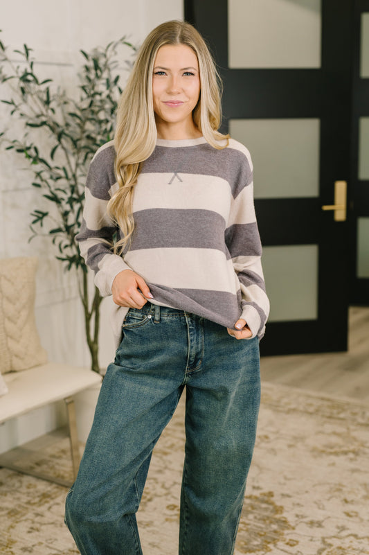 Selfishly Me Relaxed Pull Over in Pyrite, terry