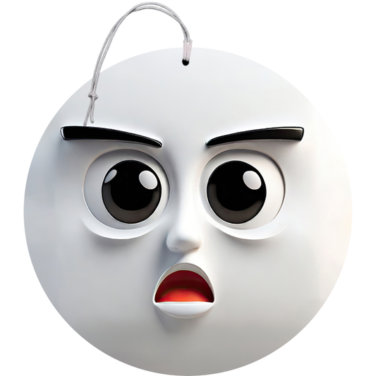 Shocked & Parked Car Freshener car freshie Tea Shirt Shoppe