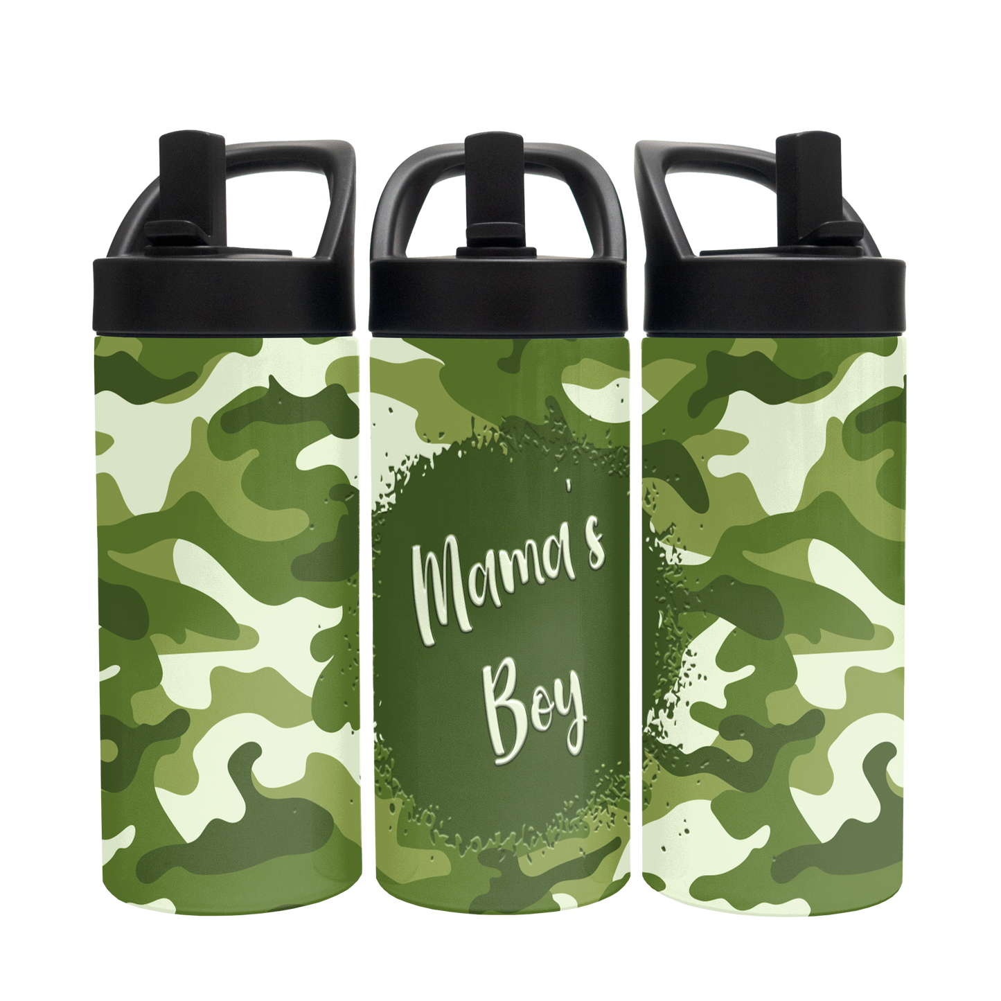 Mama's Boy 15 oz Youth & Toddler Tumbler Tumbler Tea-Shirt Shoppe