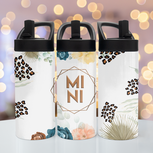 Floral Mini & Mama Tumbler Set Tumbler Tea-Shirt Shoppe Mini 15 oz