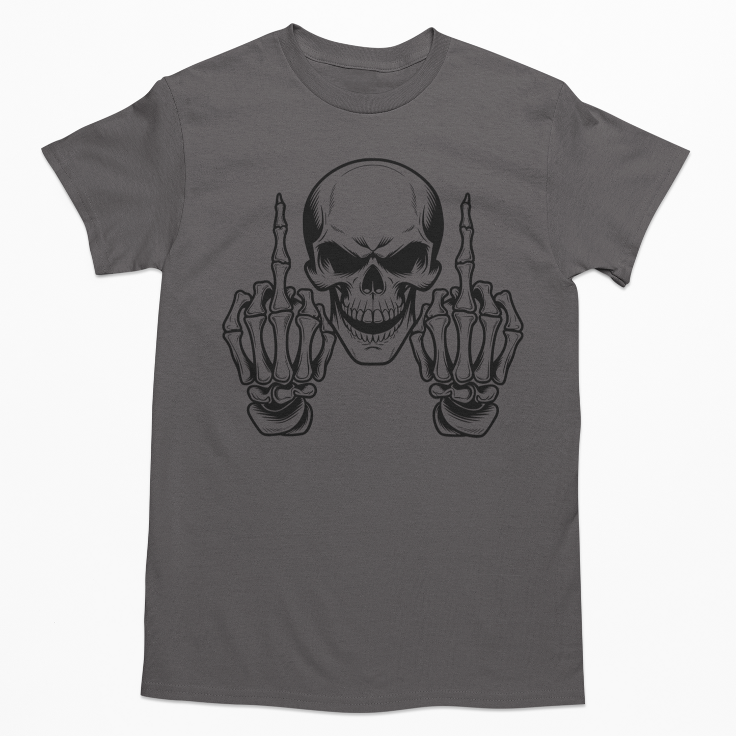 Bone To Be Rude Graphic Tee T-shirt Tea Shirt Shoppe S Charcoal