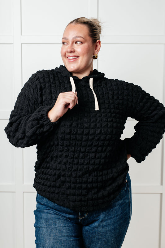 Speak Your Thoughts Bubble Hoodie in knit