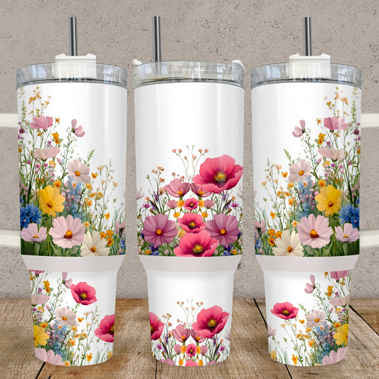 Spring Meadow 40 oz Tumbler