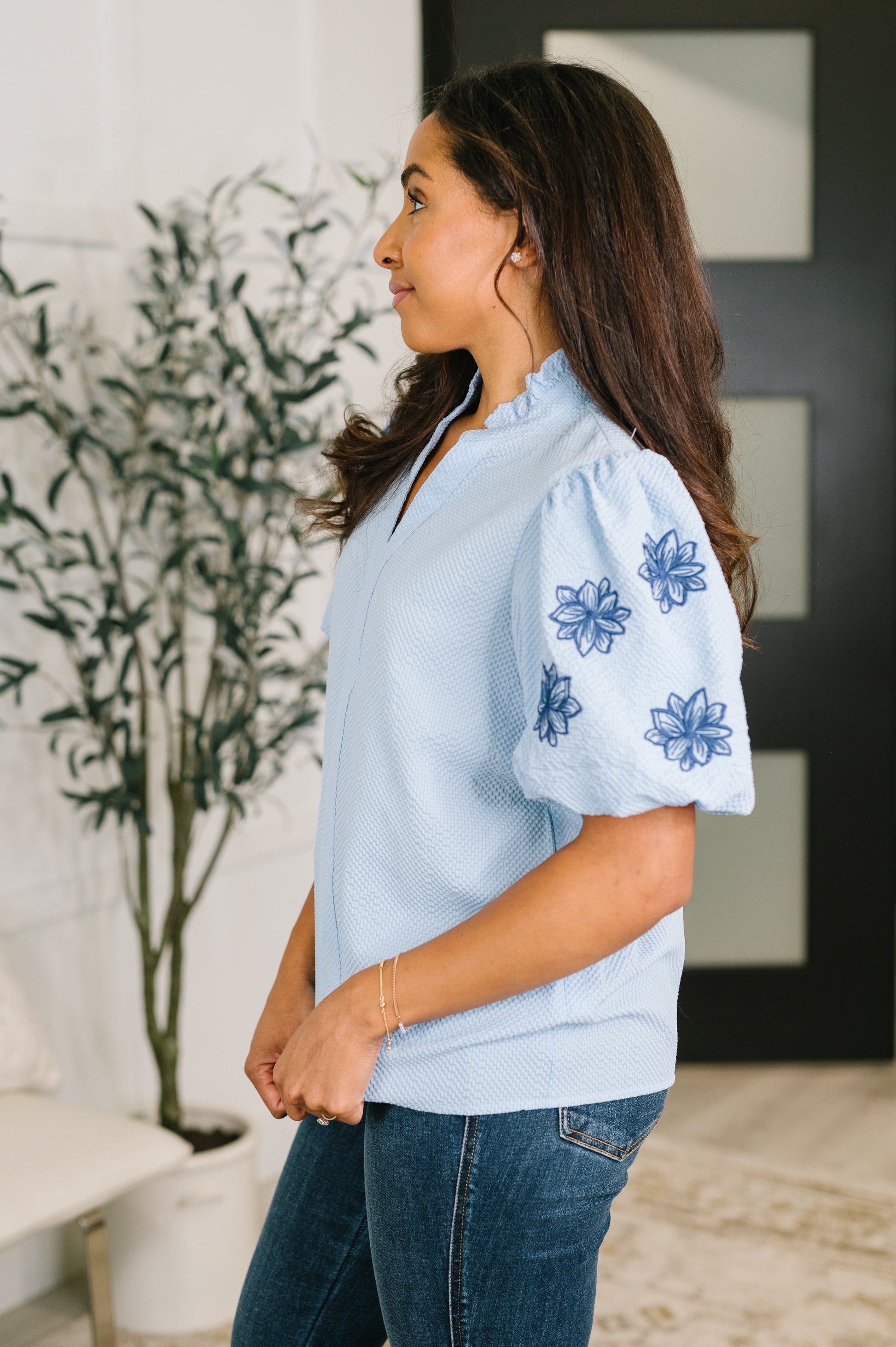 That Easy Notch Neck Blouse – alternate view 4