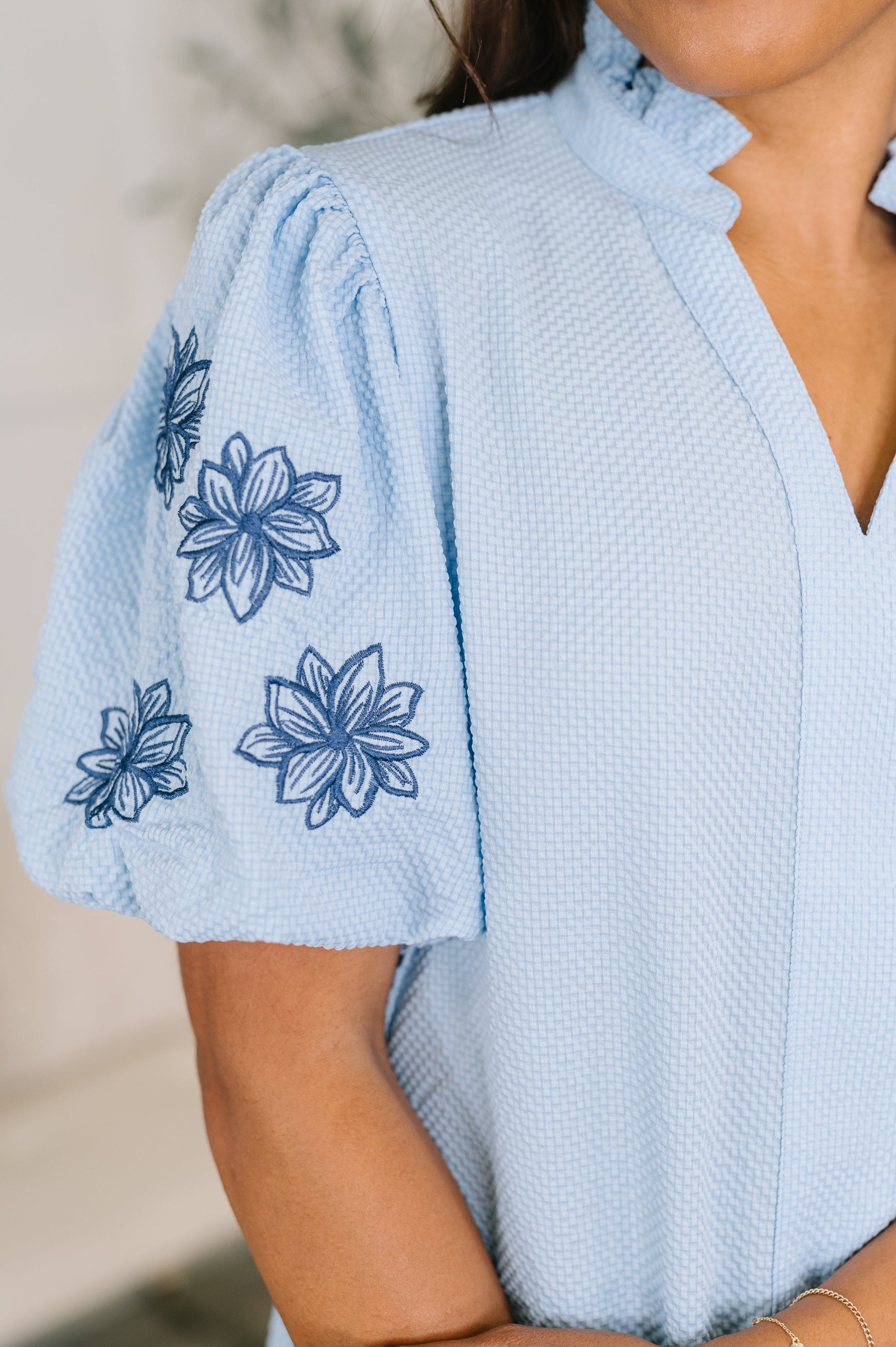 That Easy Notch Neck Blouse – alternate view 2