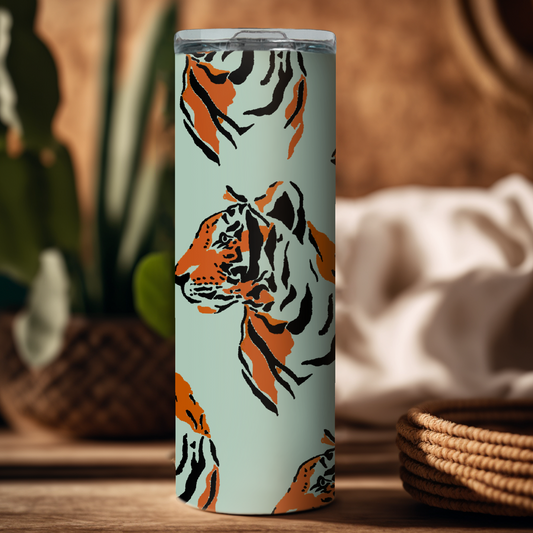 Tiger Dreamland Stainless Steel Tumbler Food & Beverage Carriers Tea Shirt Shoppe