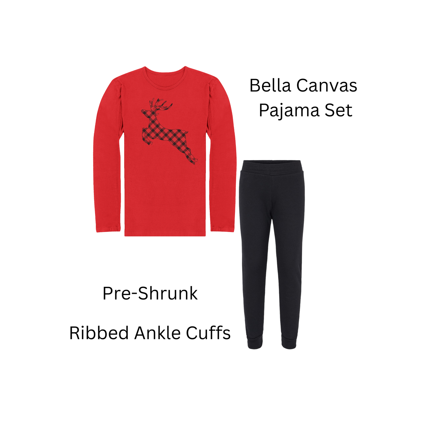 Plaid & Pine Family Pajamas - Toddler Boys Set