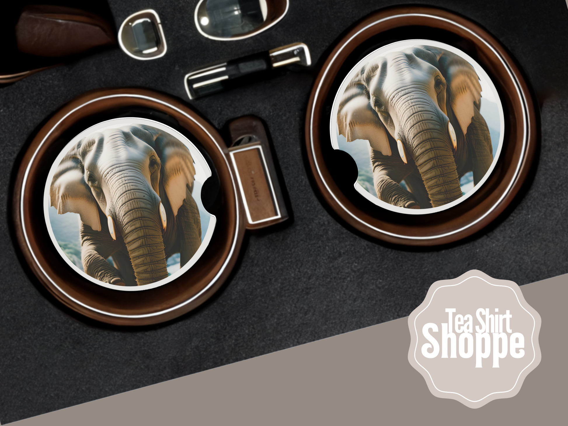 Trunk Treasures Car Coasters Car Coaster Tea Shirt Shoppe