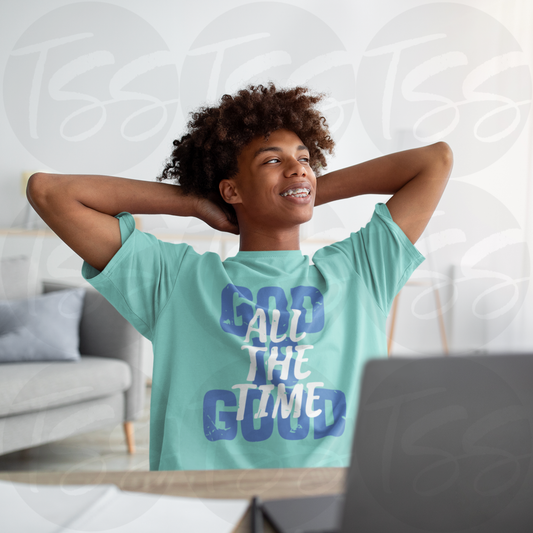 God Is Good Peel Custom Full Color Ready For Press DTF Print Transfer, Direct To Film