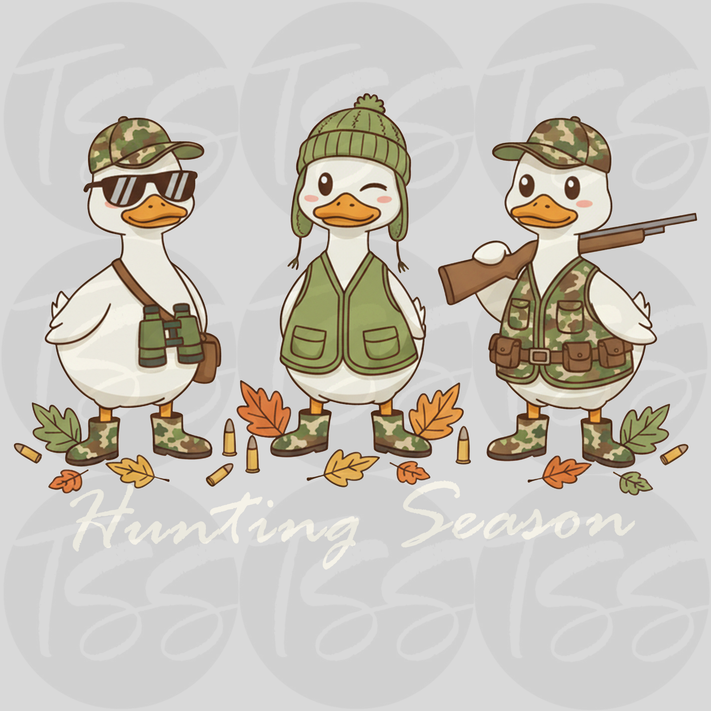 Duck Squad Full Color Ready For Press DTF Print Transfer, Direct To Film