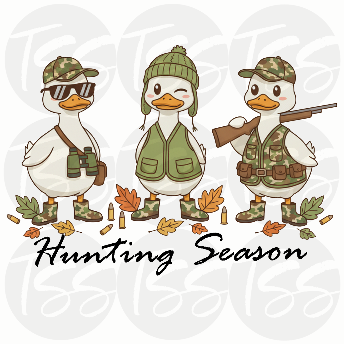 Duck Squad Full Color Ready For Press DTF Print Transfer, Direct To Film