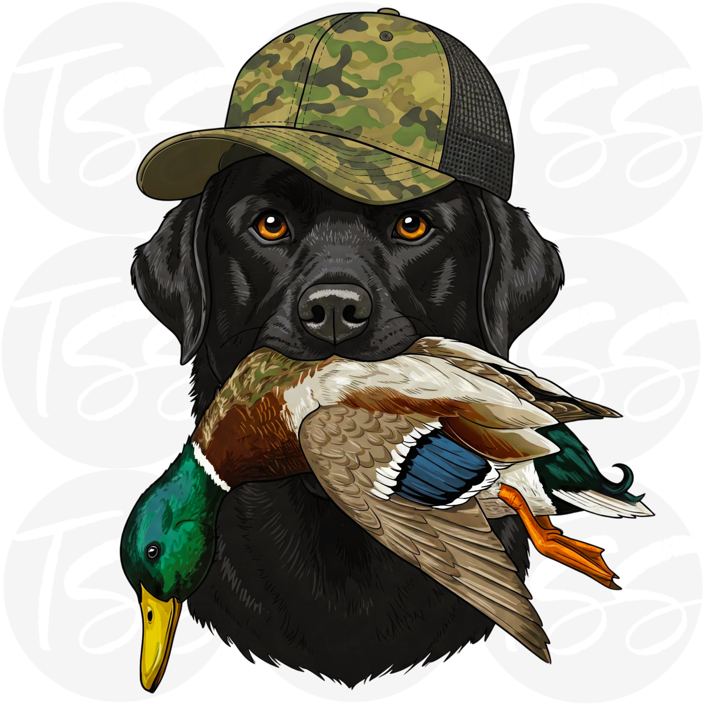 Duck Hunt Legend Hot Peel Custom Full Color Ready For Press DTF Print Transfer, Direct To Film