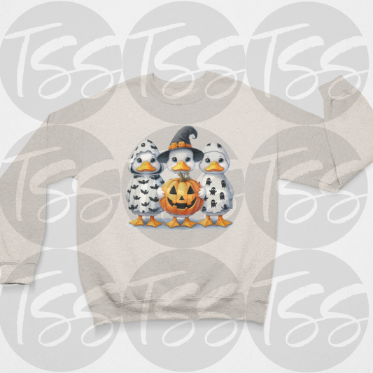 Quack-o’-Lantern Crew Custom Full Color Ready For Press DTF Print Transfer, Direct To Film