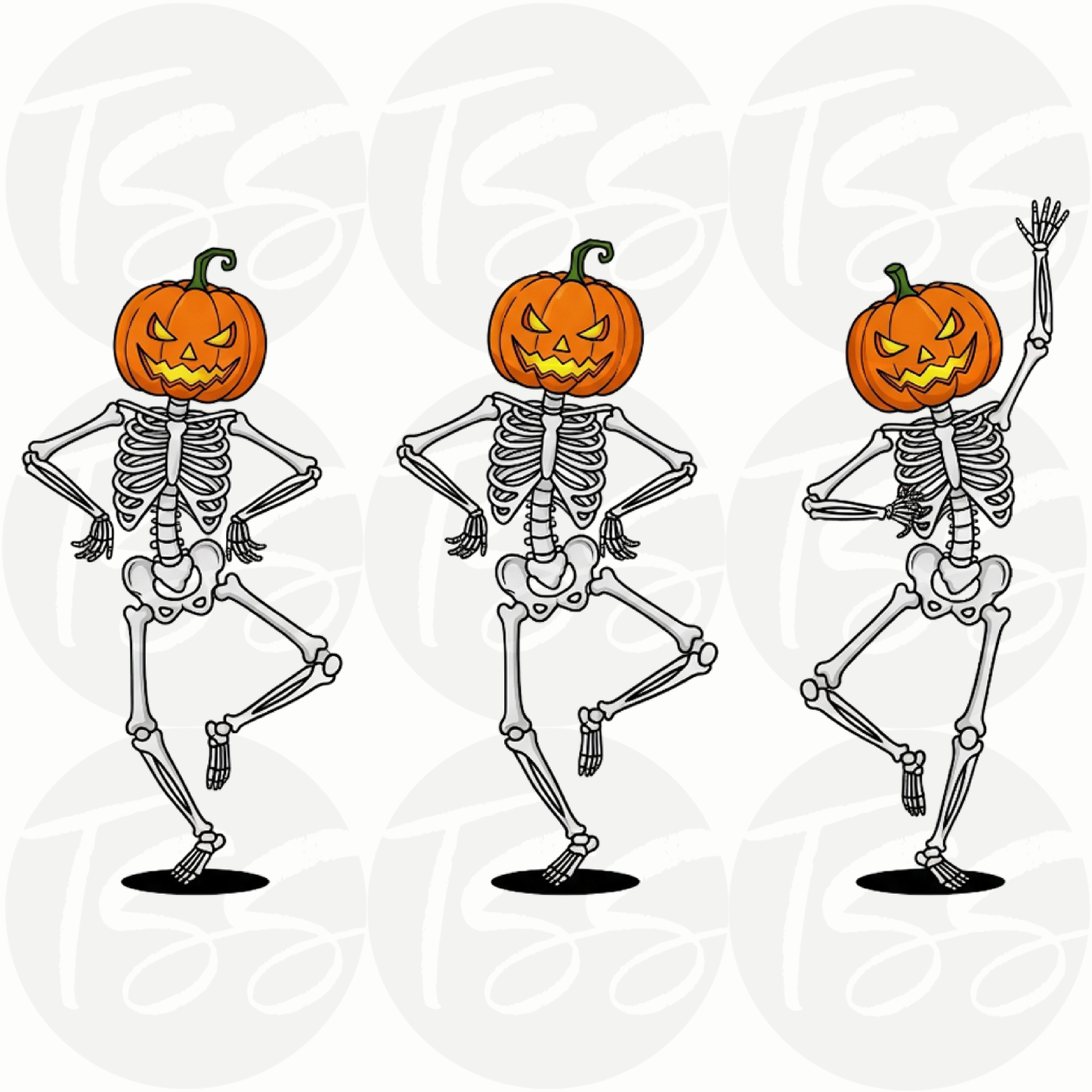 Pumpkin Crew Custom Full Color Ready For Press DTF Print Transfer, Direct To Film