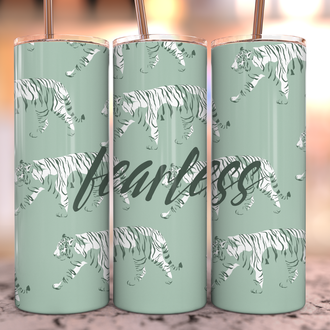 Fearless Stainless Steel Tumbler Food & Beverage Carriers Tea Shirt Shoppe