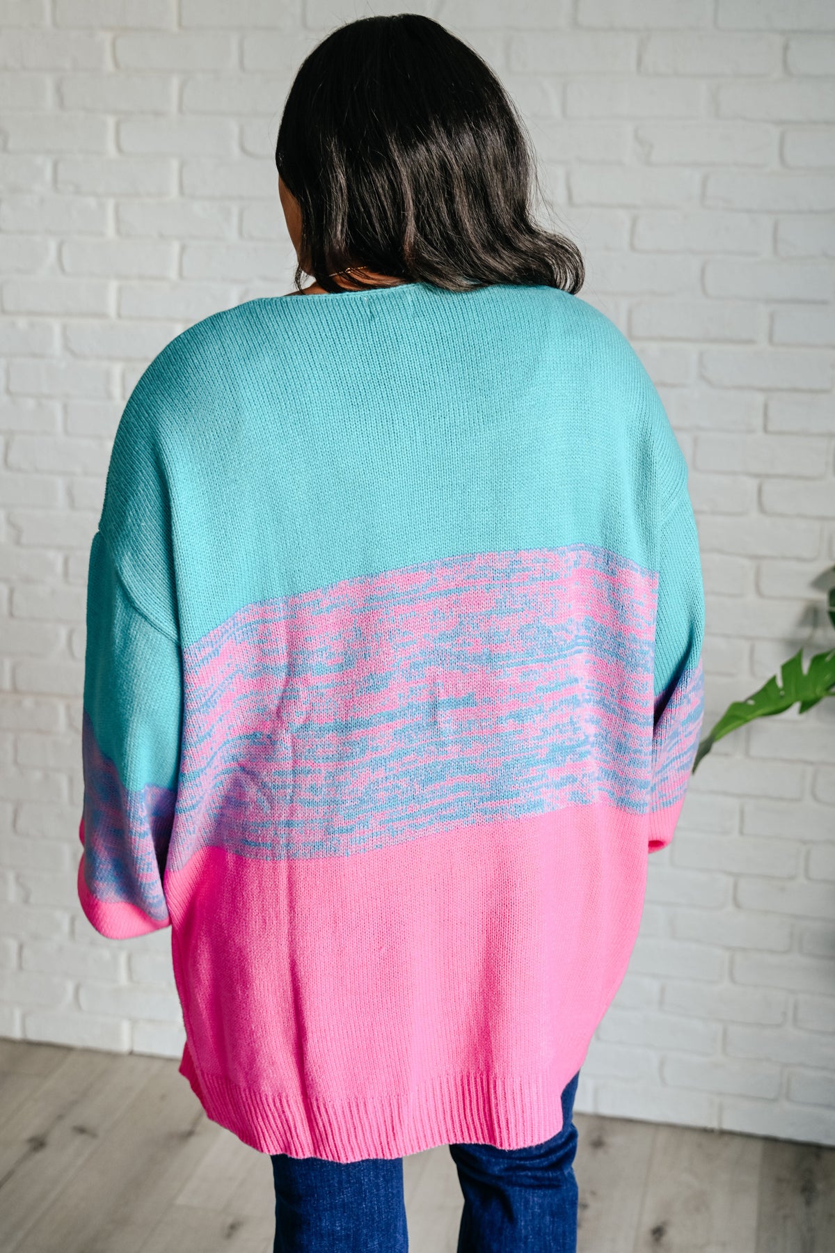 When We're Grooving Open Front Cardigan in sweater knit – alternate view 9