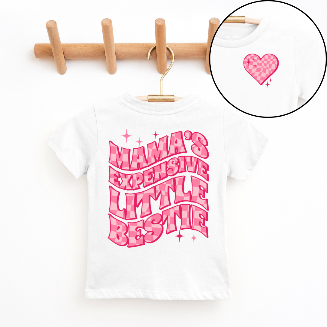 Mama's Expensive Little Bestie Youth & Toddler Graphic Tee