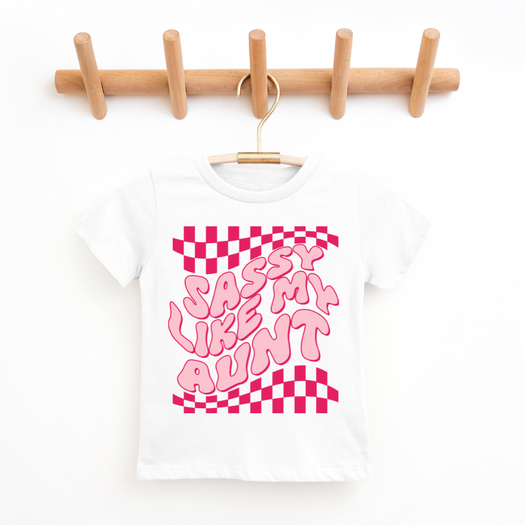 Sassy Like My Aunt Youth & Toddler Graphic Tee