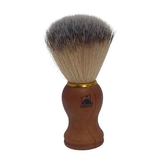 GENTS Cedar & Pine Wood Shaving Bowl & Shave Brush Set