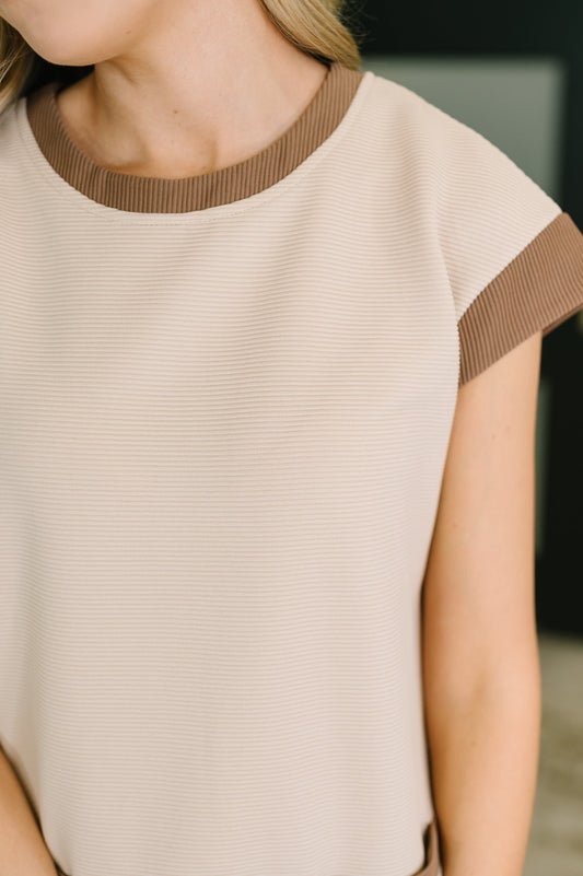 Your Place Or Mine Contrast Detail Midi Dress – alternate view 2