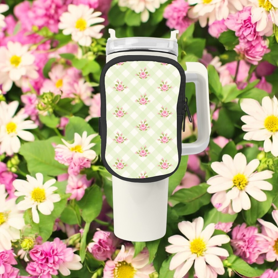 Garden Tea Zippered Pouch/Bag For 40oz Tumbler Tumbler Tea-Shirt Shoppe