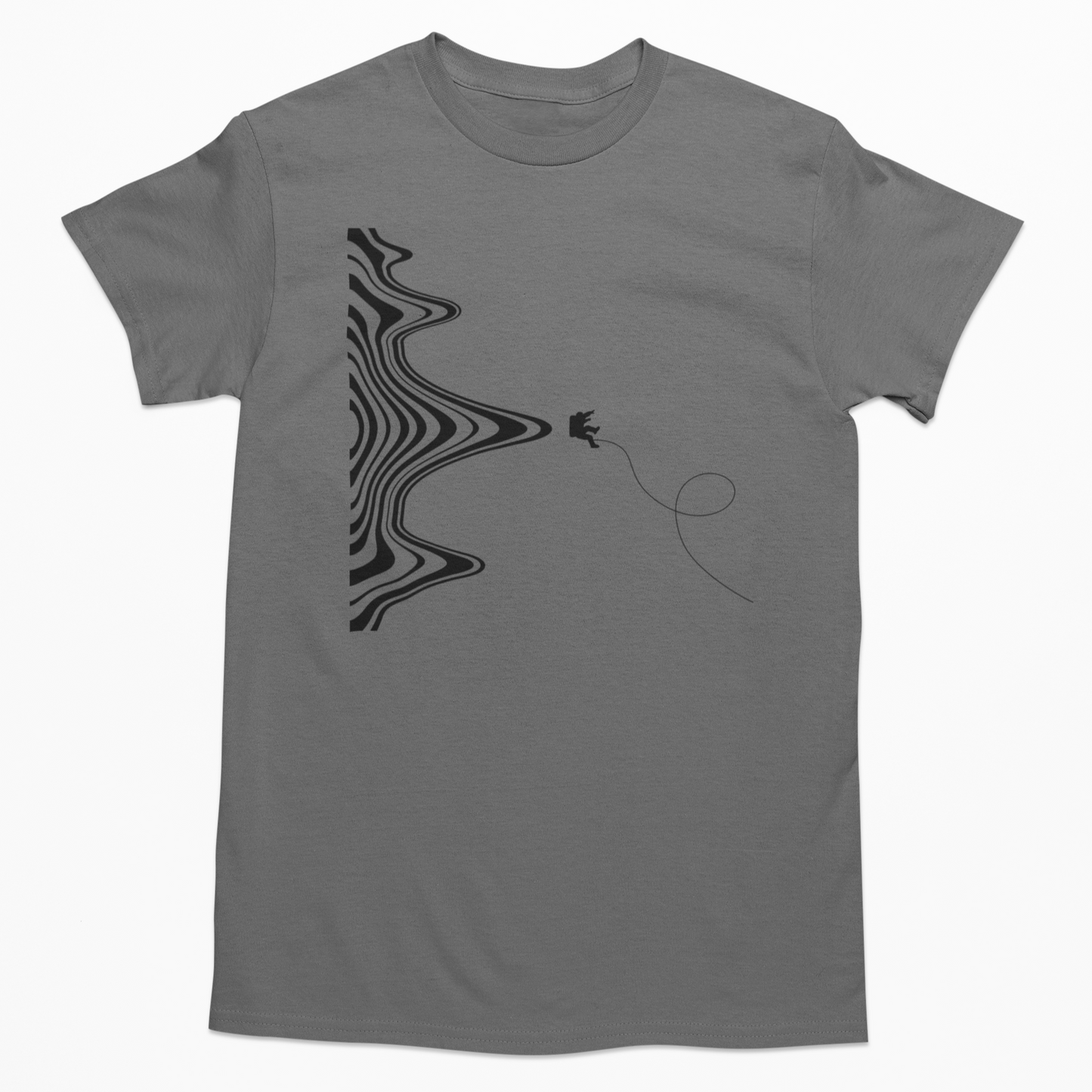 Absorption Graphic Tee T-shirt Tea Shirt Shoppe YS Charcoal