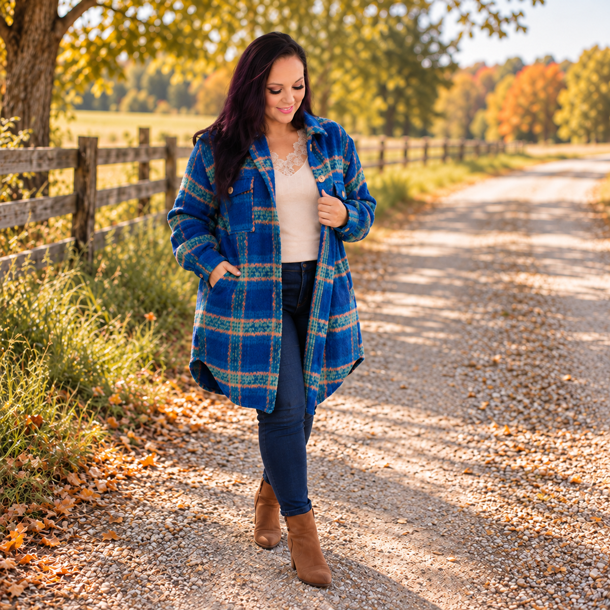 No Tears Plaid Coat
