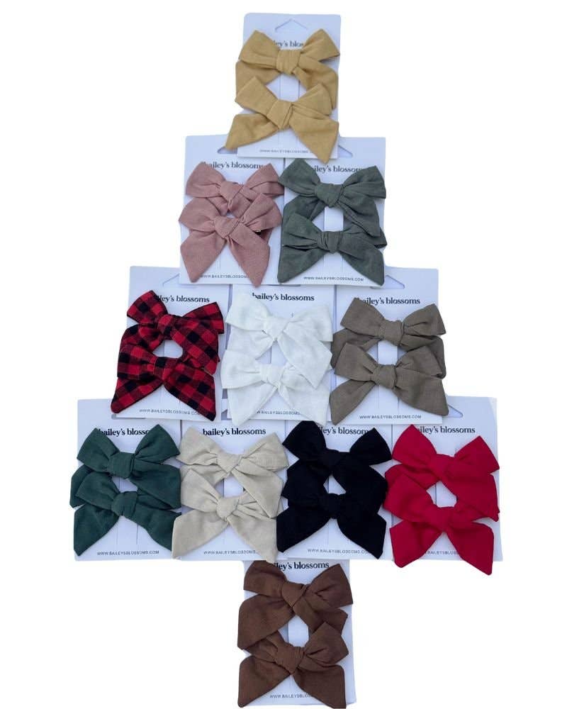 Linen Cotton Piggie Sets - Olive – alternate view 2